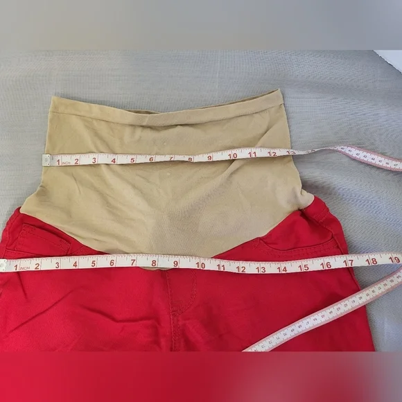 Maternity-Motherhood Red Pants, Size Medium **see Pics - Picture 3 of 6